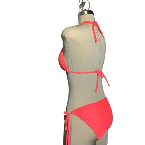 AQUAFUNKY Orange Two Pieces Bikini Swimsuit Size S - Picture 13 of 13